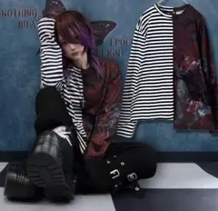 NieR BORDER ASYMMETRY LONG CUTSEW【九尾×蝶】のサムネイル