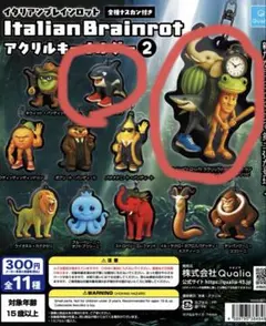 イタリアンブレインロット アクリルキーホルダー