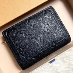 【美品】 ルイヴィトン ポルトフォイユクレア ノワール M80151