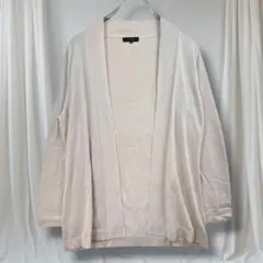 7-IDconcept カーディガン 七分袖 薄手 羽織り シンプル 38 春