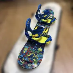 美品BURTON キッズ スノーボード 2点セット 110cm カバー付き