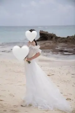 ドレスプロダクション オフショルダーオーガンジーフリルドレス(W248)