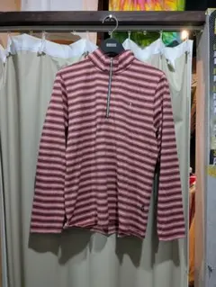 archive HANGTEN ハーフジップ グランジ ボーダー