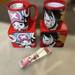 ワンピース マグカップ2個＆ボールペンセットのサムネイル