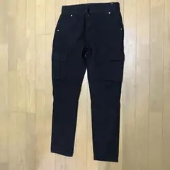 ブラックカーゴパンツ 4ポケット