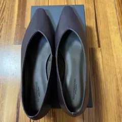 新品・未使用　BEAUTY&YOUTH ダークブラウン フラットシューズ