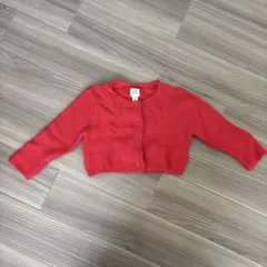 【baby GAP】レッド カーディガン （12-18ヶ月）