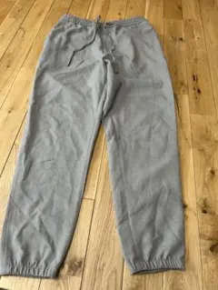 【ZARA】メンズグレー カジュアルパンツ ゴムウエスト