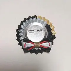 TR-13 ハンドメイドロゼット ブラック×グレー