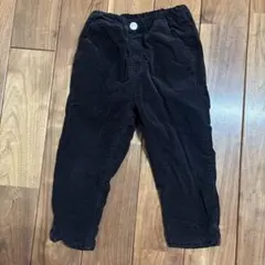 petit main コーデュロイパンツ 黒　110