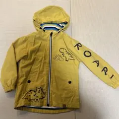 NEXT恐竜プリント フードジャケット イエロー110cm
