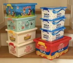 お菓子　コンテナボックス　お菓子なし　8箱