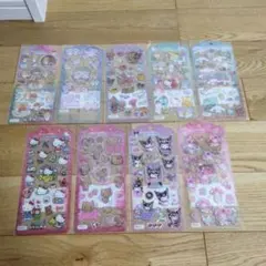 新品未開封品 サンリオ ドロップジェリーシール 9種セット 正規品