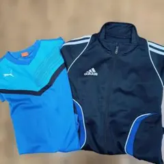 アディダスジャージ　プーマTシャツ2枚セット