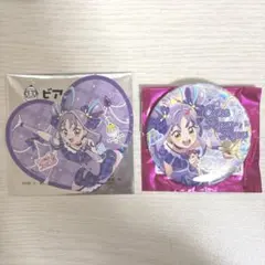 キミプリ ドリステ 缶バッジ キュアキュンキュン ビアードパパ コースター