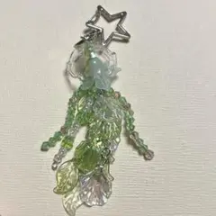 【96】クラゲキーホルダー チャーム 森ガール 緑