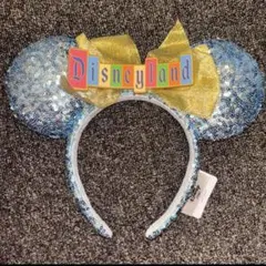 カリフォルニアディズニー ミッキーカチューシャ　アナハイム 水色