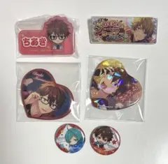 守沢千秋 深海奏汰 高峯翠 ハート缶バッジ とるパカ おなまえクリップ