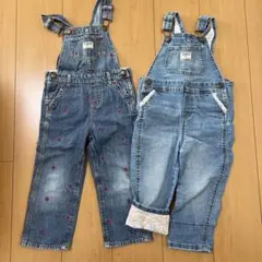 OshKosh デニムオーバーオール 3T