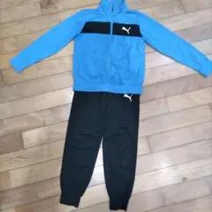 Puma ジャージセット 青/黒 140