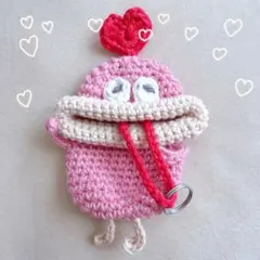 『ピンクハートちゃん』パクパクモンスターキーケース