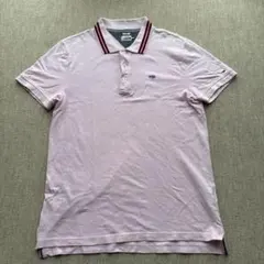 トミーヒルフィガー ヒルフィガーデニム ポロシャツ ピンク Lサイズ