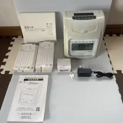 VOICE タイムレコーダー VT-1000 本体 Eカード約300枚