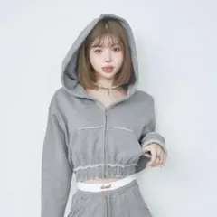 Darich DDジップスウェットパーカー　ウエストレーススウェットロングパンツ