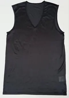 【ユニクロ AIRism 】メンズ タンクトップ Ｌ ブラック