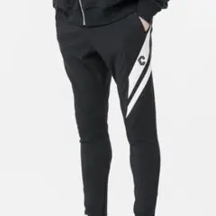 CRONOS クロノス　ロングパンツ　ジョガーパンツ CRONOS Structured Panel long Pants【BLACK】