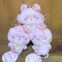 ちいかわ ぬいぱれっと さくらいろ うさぎ モモンガ くりまんじゅう セット