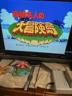 高橋名人の大冒険島 スーパーファミコン 起動確認済み