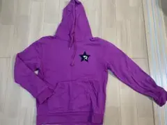 紫 パーカー