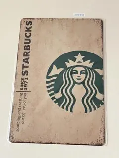 STARBUCKS ブリキ看板 インテリア 昭和レトロ