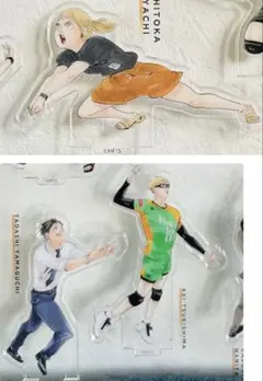 ハイキュー‼︎ 10thクロニクル　アクリルスタンド　月島　山口　谷地