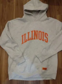 ユニバーサルオーバーロール　ILLINOIS パーカー グレー