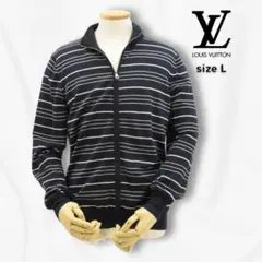 希少◇LOUIS VUITTON◇シルクブレンドフルジップカーディガン◇サイズLのサムネイル