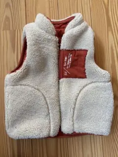 ベビーベスト フリース キルティング moujonjon