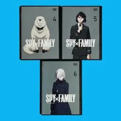 新品ケース DVD 「 SPY×FAMILY 」 4.5.6巻 3巻セット