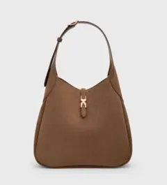 〈新品〉CHARLES & KEITH Adalynスエードバッグ ブラウン