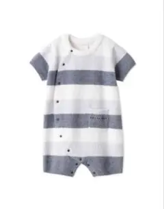 ※3連休限定価格※【gelato pique】ストライプロンパース 新品未使用