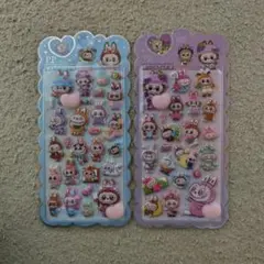 【新品未開封】ラブブ おしりシール ぷくぷくシール4枚セット