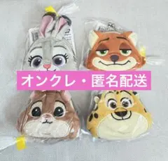 ズートピアフェイスがま口ポーチ　全4種コンプ
