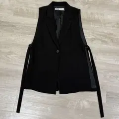 ZARA ジレ　ブラック　Mサイズ