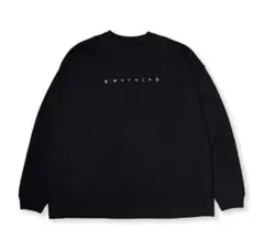 g'morning Handwritten stitch Tee BLACK - メルカリ