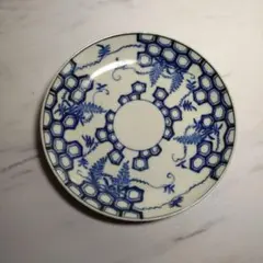 古伊万里 染付 亀甲文 豆皿 小皿 - メルカリ