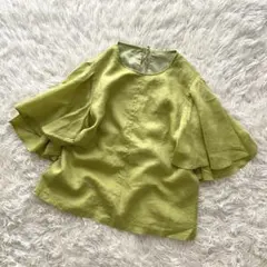 美品 セオリーリュクス フレアスリーブ とろみ ブラウス フレア袖 長袖 上品 Theory luxe - 美品 セオリーリュクス フレアスリーブ とろみ ブラウス