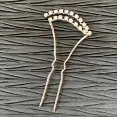クリスタル　髪飾り　簪