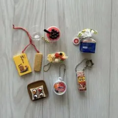 ガチャガチャミニチュアフードキーホルダーセット