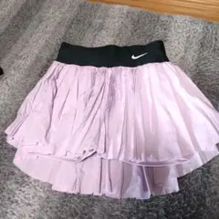 新品タグ付き NIKE テニススカート 薄紫 プリーツ ドライフィット